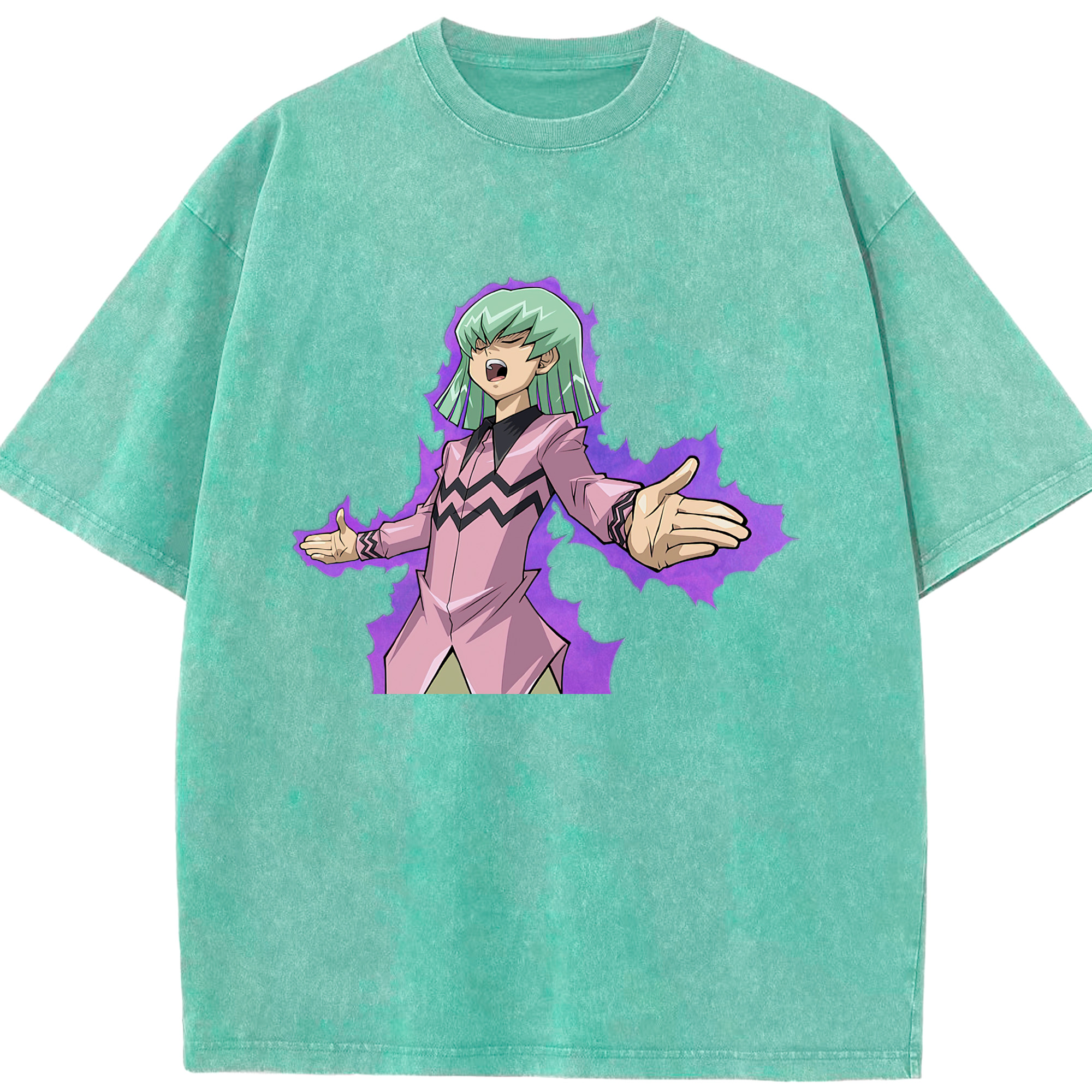 （画像用） 遊☆戯☆王 Yu-Gi-Oh! 綿100% ヴィンテージ風 半袖Tシャツ（フロントプリント）